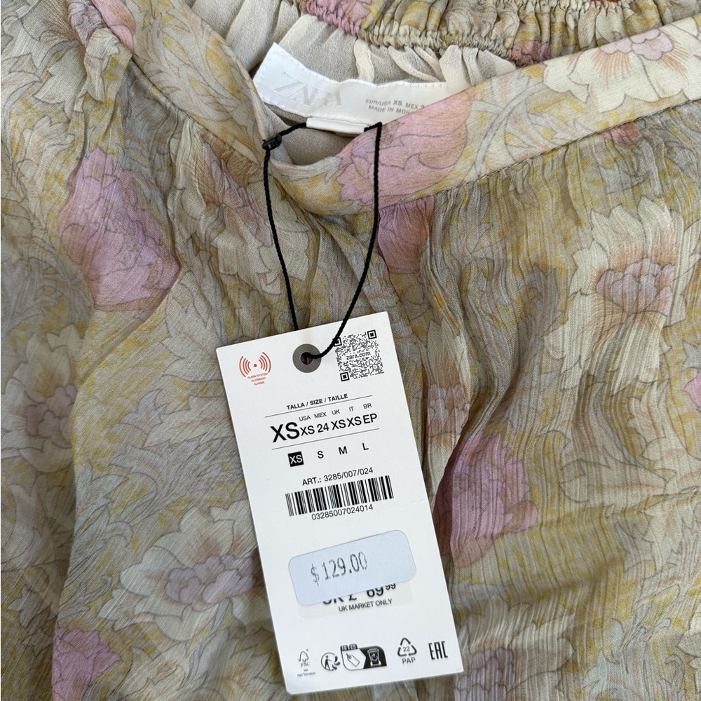 Zara ballon pant XS NWT - Picture 4 of 5